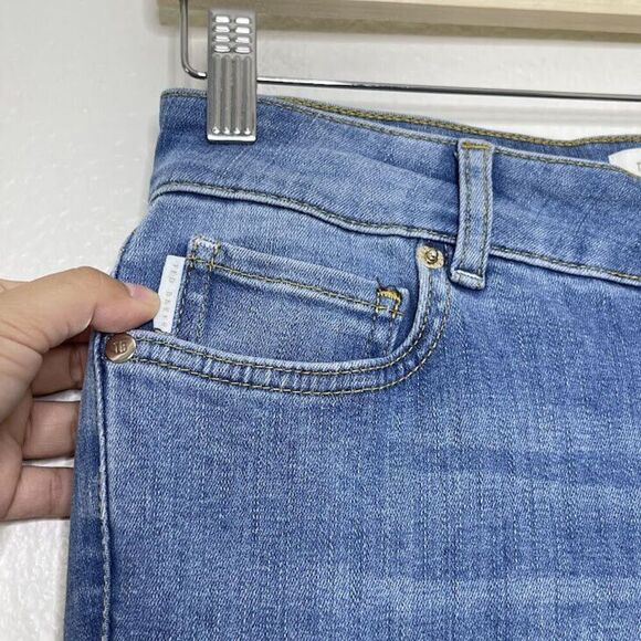 Ted Baker London Jeans Size 30 Ankle Skinny Denim Starel Light Wash Stretch - Picture 3 of 16